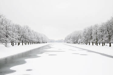 Deutschland, Nordrhein-Westfalen, Köln, Wintertag im Stadtpark - GWF06837