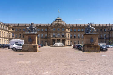 Germany, Baden-Wurttemberg, Stuttgart, Facade of Neues Schloss - TAMF02846