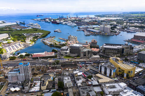 Stadtbild am Meer in Port Louis, Mauritius - AMF09047