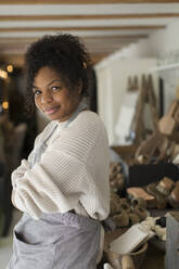 Portrait confident female shop owner - CAIF30323