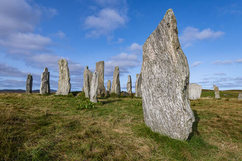 Callanish Stones, stehende Steine aus dem Neolithikum, Isle of Lewis, Äußere Hebriden, Schottland, Vereinigtes Königreich, Europa - RHPLF19083