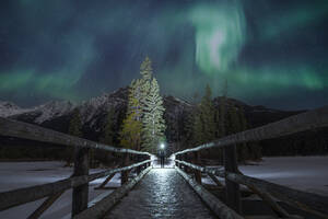 Nordlichter auf der Pyramideninsel in Jasper - CAVF92205