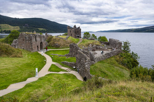 Urquhart Castle, Loch Ness, Highlands, Scotland, United Kingdom, Europe - RHPLF19170