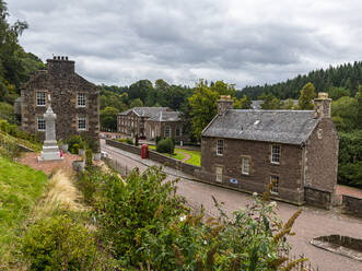 Die Industriestadt New Lanark, UNESCO-Weltkulturerbe, Schottland, Vereinigtes Königreich, Europa - RHPLF19178