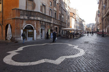 Das jüdische Ghetto, Via del Portico di Ottavia, Rom, Latium, Italien, Europa - RHPLF19219