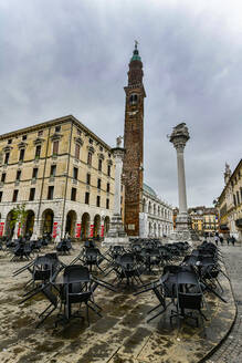 Piazza dei Signori, Vicenza, UNESCO-Weltkulturerbe, Venetien, Italien, Europa - RHPLF19280