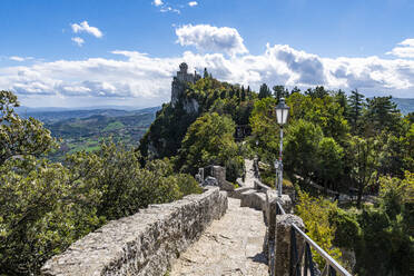 Falesia Second Tower, Monte Titano, UNESCO World Heritage Site, San Marino, Europe - RHPLF19288