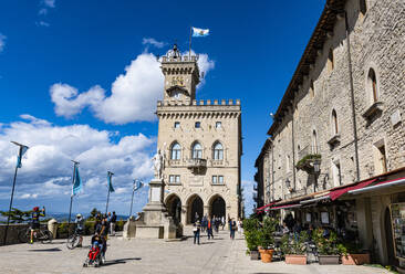 Palazzo Pubblico, Historisches Zentrum, UNESCO-Weltkulturerbe, San Marino, Europa - RHPLF19291