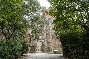 Castello di Spedaletto, Val d'Orcia, UNESCO-Weltkulturerbe, Toskana, Italien, Europa - RHPLF19301