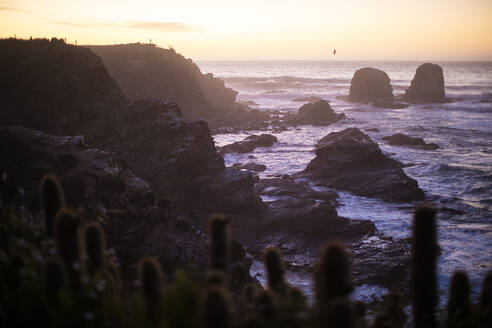 Sonnenuntergang am Punta de Lobos, Pichilemu, Chile - CAVF92729