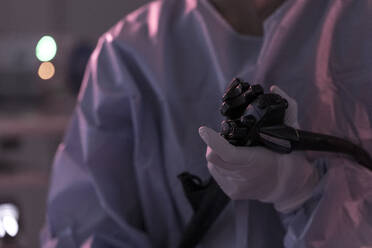 A gastroenterologist performs an endoscopy - CAVF92866