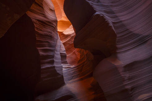 Landscape images of Antelope Canyon near Page, Arizona. - CAVF93246