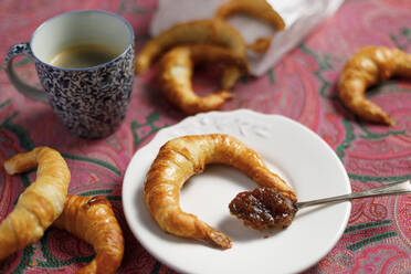 Croissants and coffee for breakfast - IFRF00409