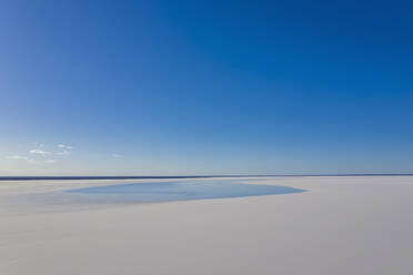 Australien, Südaustralien, Luftaufnahme des Salzsees im Lake Hart Gebiet - FOF12108