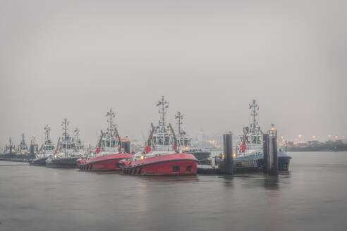 Schleppboote im Nebel - KEBF01808