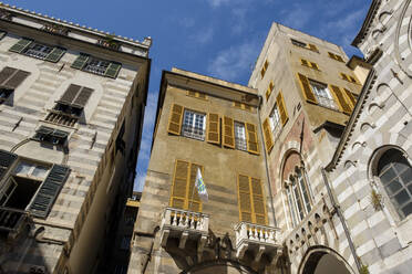 Italien, Ligurien, Genua, Architektur der Piazza di San Matteo - LBF03427