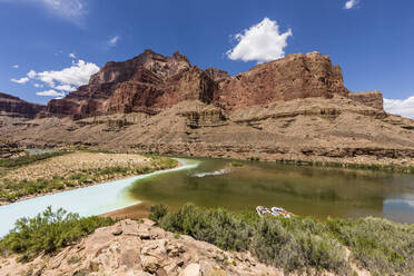 Zusammenfluss des Kleinen Colorado und des Colorado, Grand-Canyon-Nationalpark, UNESCO-Welterbe, Arizona, Vereinigte Staaten von Amerika, Nord-Amerika - RHPLF19349