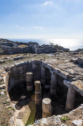 Ruins of ancient Thera, Santorini, Cyclades, Greek Islands, Greece, Europe - RHPLF19367