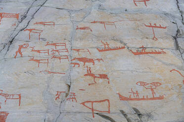 The rock carvings of Alta, UNESCO World Heritage Site, Finnmark, Norway, Scandinavia, Europe - RHPLF19375