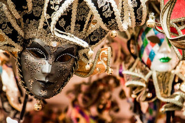 Karnevalsmasken in Venedig, Venetien, Italien, Europa - RHPLF19581