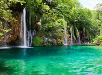 Nationalpark Plitvicer Seen, UNESCO-Welterbe, Zentralkroatien, Europa - RHPLF19582