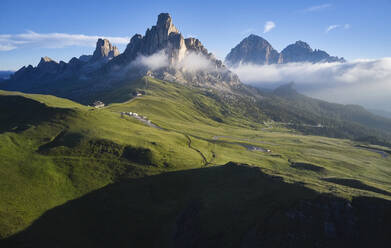 Italien, Südtirol, Luftbild vom Giau-Pass - CVF01697