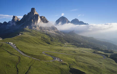 Italien, Südtirol, Luftbild vom Giau-Pass - CVF01699