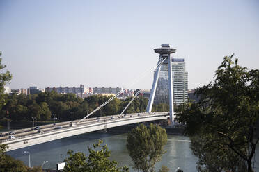 Die meisten SNP-Brücken von Bratislava in der Slowakei - ABZF03571