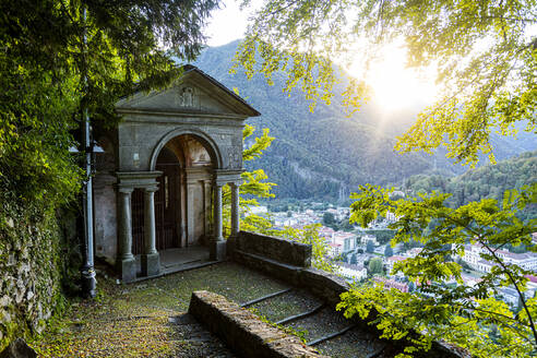 Kleine Kapelle, Sacro Monte di Varallo, UNESCO-Weltkulturerbe, Piemont, Italien, Europa - RHPLF19624