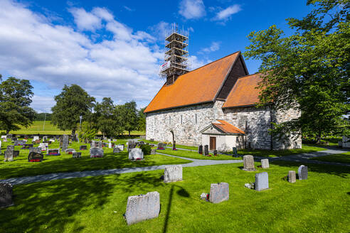 Stiklestad Kirche, Stiklestad, Trondelag, Norwegen, Skandinavien, Europa - RHPLF19646