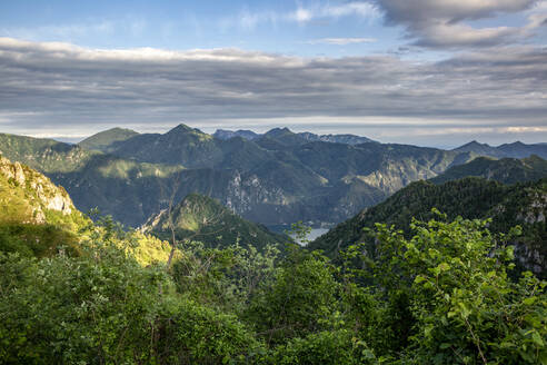 Majestic mountains near Lake Idro in Province of Brescia, Lombardy, Italy - MAMF01748