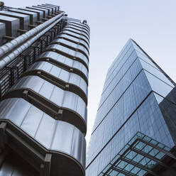 UK, England, London, Leadenhall Building and Lloyds Building - AHF00368