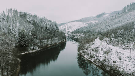 Aggertalsperre im Oberbergischen Land, NRW, Deutschland - MFF07927