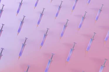 3D illustration of syringes pattern - JPSF00188