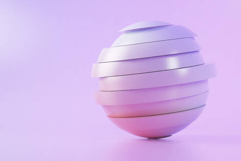 3D illustration of deconstructed sphere - JPSF00197