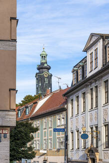 Deutschland, Thüringen, Weimar, Schloss Weimar Stadtschloss in der Altstadt - EGBF00695