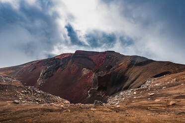 Neuseeland, Ruapehu-Distrikt, braune Vulkanlandschaft im Tongariro-Nationalpark - WVF01973