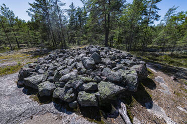 Finnland, Rauma, Bronzezeitliche Grabstätte von Sammallahdenmaki - RUNF04444