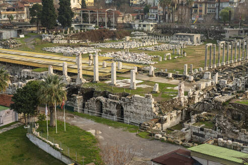 Antike Ruinen der Agora in Smyrna, Izmir, Türkei - TAMF03008