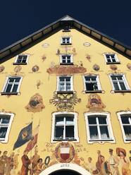 Deutschland, Baden-Württemberg, Horb am Neckar, Wandmalereien auf der Burg Hohenberg - PUF01980