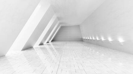 Three dimensional render of bright modern Interior - SPCF01407