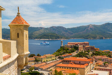 View over Portoferraio, Island of Elba, Italy - MINF16190