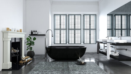 Interior of bathroom at modern home - SKGF00036