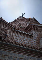 Detail der byzantinischen Kirche der Heiligen Clemens und Panteleimon, Ohrid, Nordmazedonien, Europa - RHPLF19882