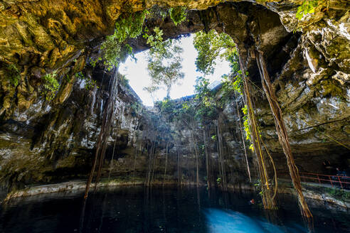 Cenote Oxmal, Valladolid, Yucatan, Mexico, North America - RHPLF19903