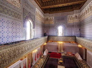 Mausoleum of Mohammed V, interior, Rabat, Rabat-Sale-Kenitra Region, Morocco, North Africa, Africa - RHPLF19918