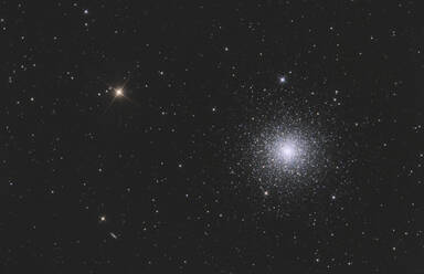 Astrophotography of Messier 3 globular cluster in Canes Venatici constellation - THGF00085