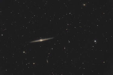 Astrophotography of NGC 4565 galaxy in Coma Berenices constellation - THGF00090