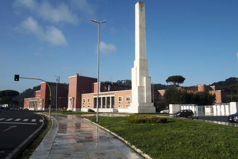 Der Obelisk von Mussolini, Foro Italico, Rom, Latium, Italien, Europa - RHPLF20079