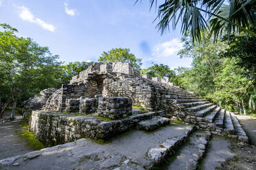 The archaeological Maya site of Coba, Quintana Roo, Mexico, North America - RHPLF20119
